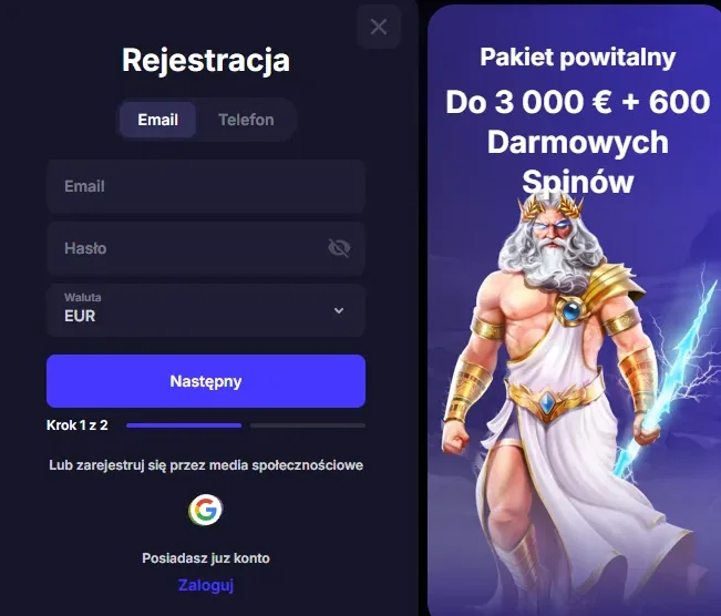 Rejestracja w Sierra Casino — Twoje konto w kilku krokach