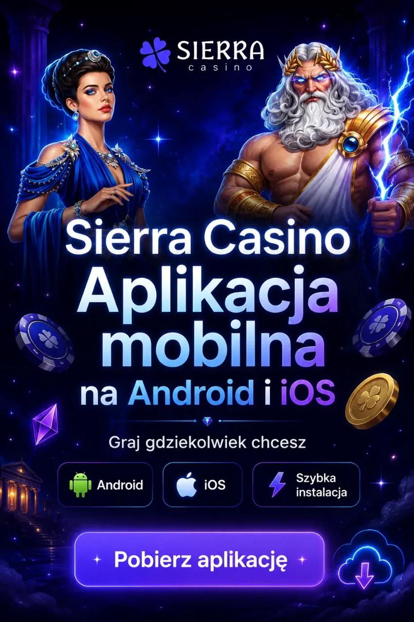 Sierra Casino — Aplikacja mobilna na Android i iOS